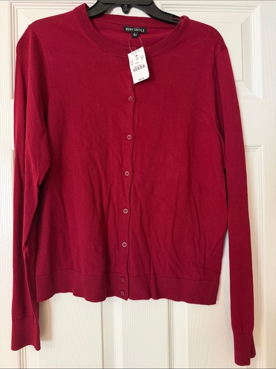 J. Crew Sweaters - NWT J CREW Women's Red Button-Front Cardigan Sweater